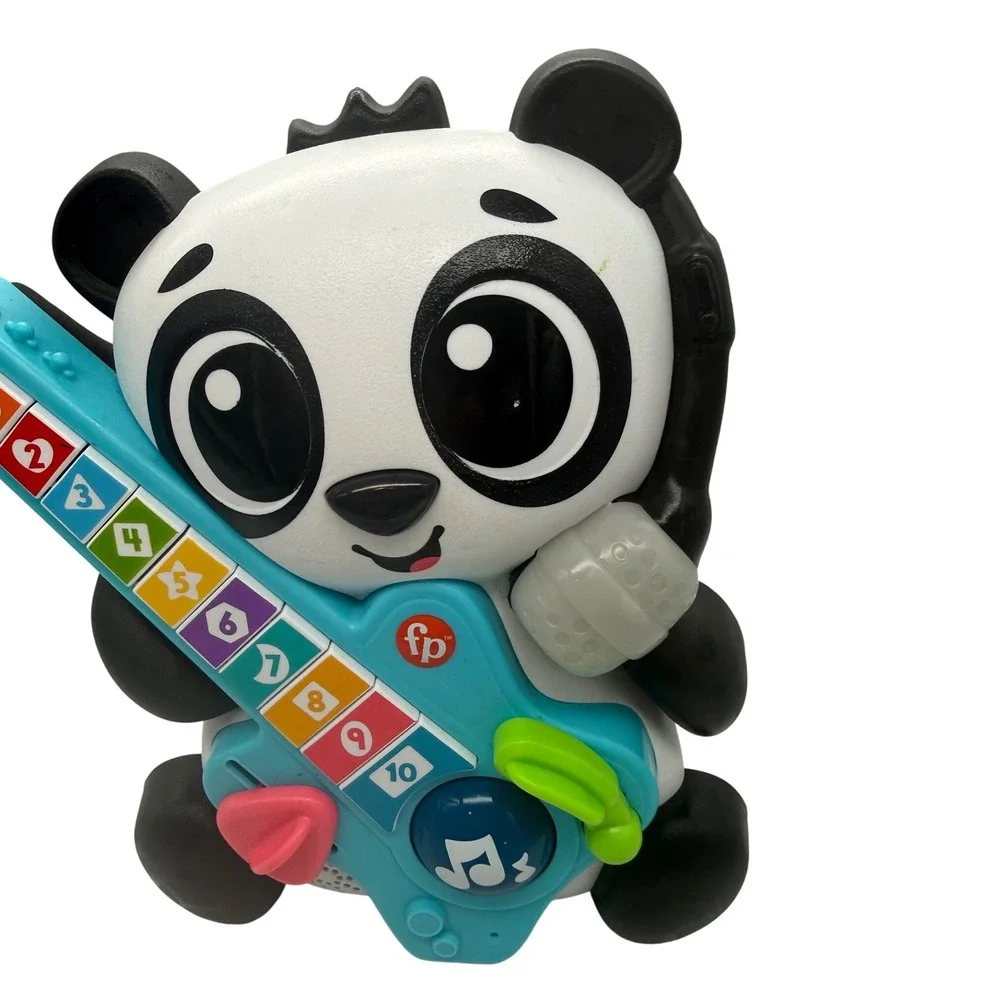 Fisher Price Link Squad Jam and Count Panda Musical Learning Toy WORKS great!